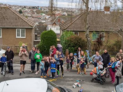 Play Street Initiative Residents at Romilly Road